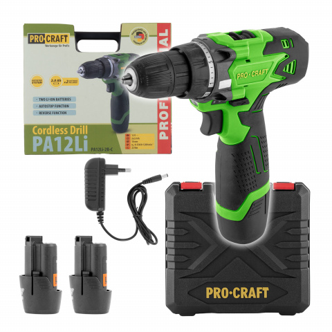 Aku vrtací šroubovák Procraft PA12Li | PA12Li